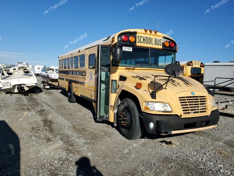 BLUE BIRD SCHOOL BUS 2009 yellow bus diesel 1BAKCCKAX9F259283 photo #1