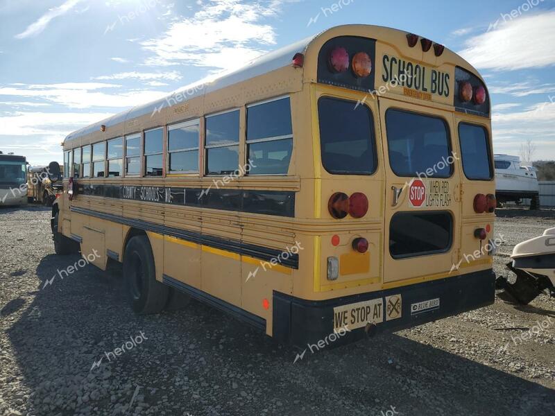 BLUE BIRD SCHOOL BUS 2009 yellow bus diesel 1BAKCCKAX9F259283 photo #4