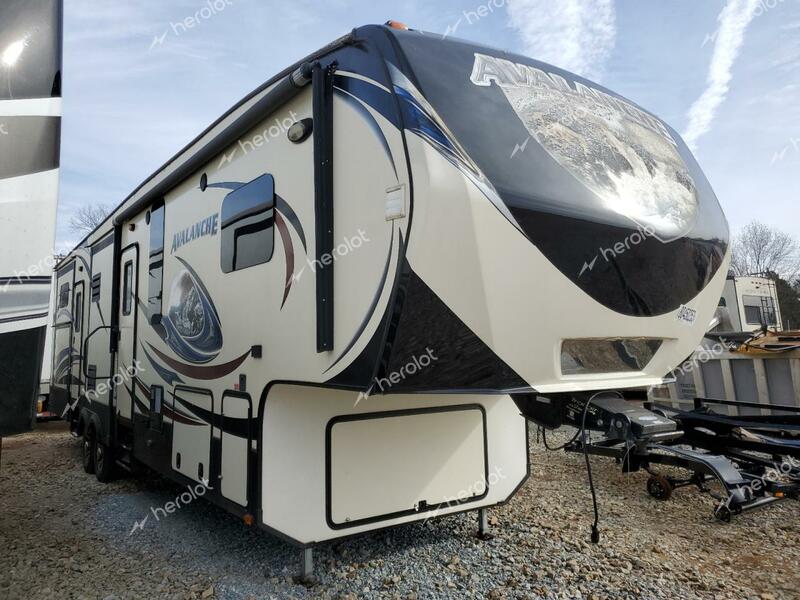 KEYSTONE 5TH WHEEL 2015 two tone   4YDF36123FE760162 photo #1