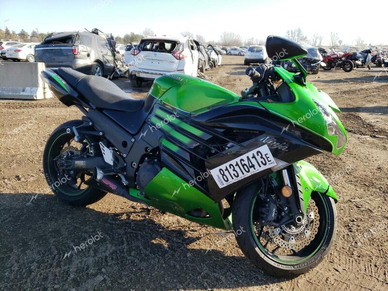 KAWASAKI ZX1400 H 2016 green racer gas JKBZXNH13GA001375 photo #1