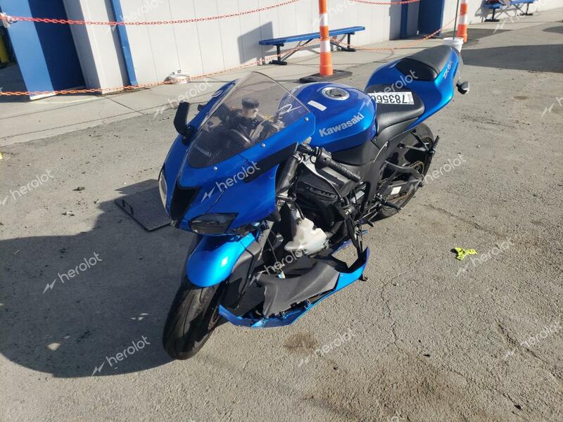 KAWASAKI ZX600 P 2008 blue  gas JKAZX4P148A041658 photo #3