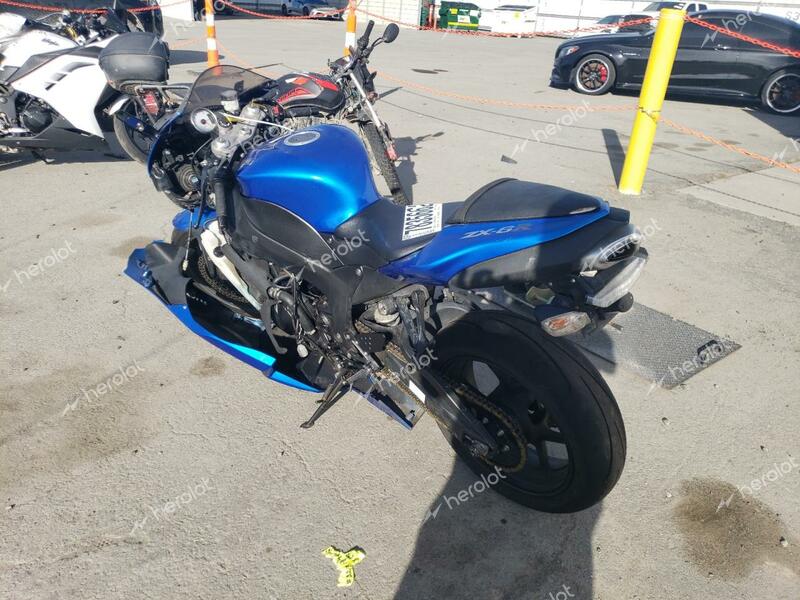 KAWASAKI ZX600 P 2008 blue  gas JKAZX4P148A041658 photo #4