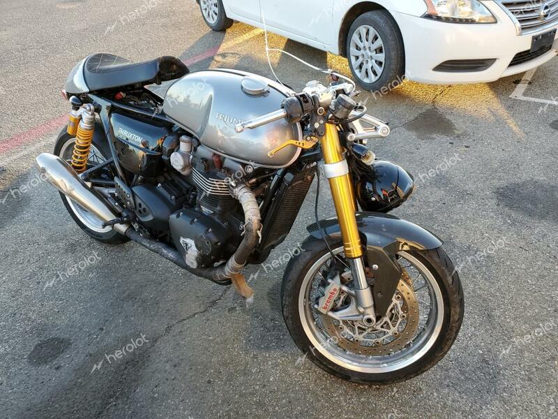 TRIUMPH MOTORCYCLE THRUXTON 1 2016 gray  gas SMTD21HFXGT753832 photo #1