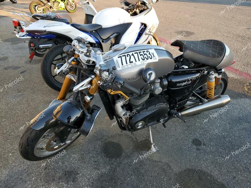 TRIUMPH MOTORCYCLE THRUXTON 1 2016 gray  gas SMTD21HFXGT753832 photo #3