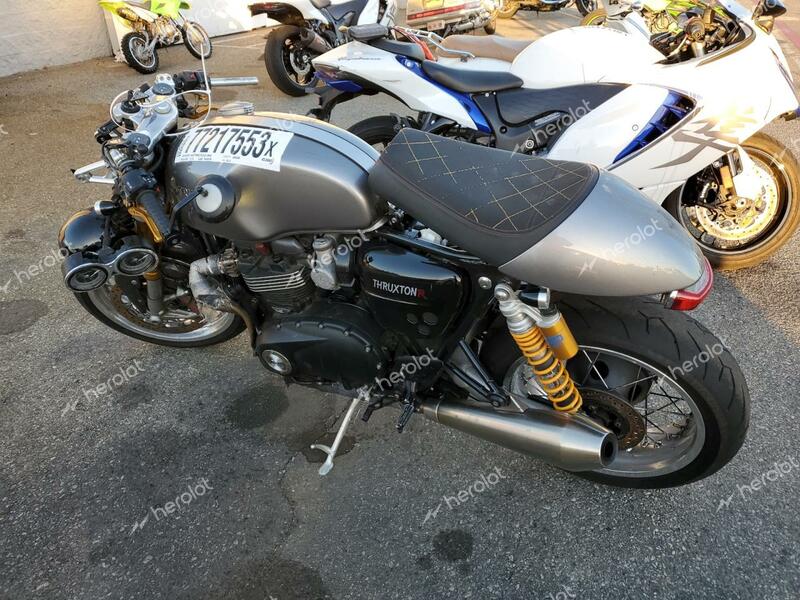 TRIUMPH MOTORCYCLE THRUXTON 1 2016 gray  gas SMTD21HFXGT753832 photo #4