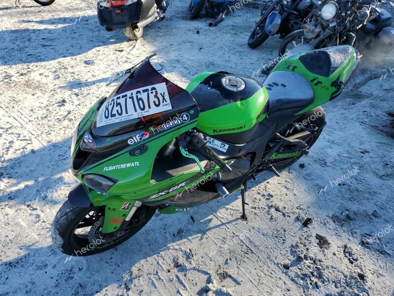 KAWASAKI ZX600 P 2007 green  gas JKAZX4P127A022900 photo #3