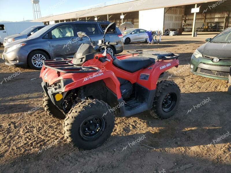 CAN-AM OUTLANDER 2023 red  gas 3JBLGAR41PJ000654 photo #4