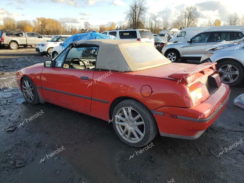 MERCURY CAPRI XR2 1991 red  gas 6MPCT0366M8606312 photo #3