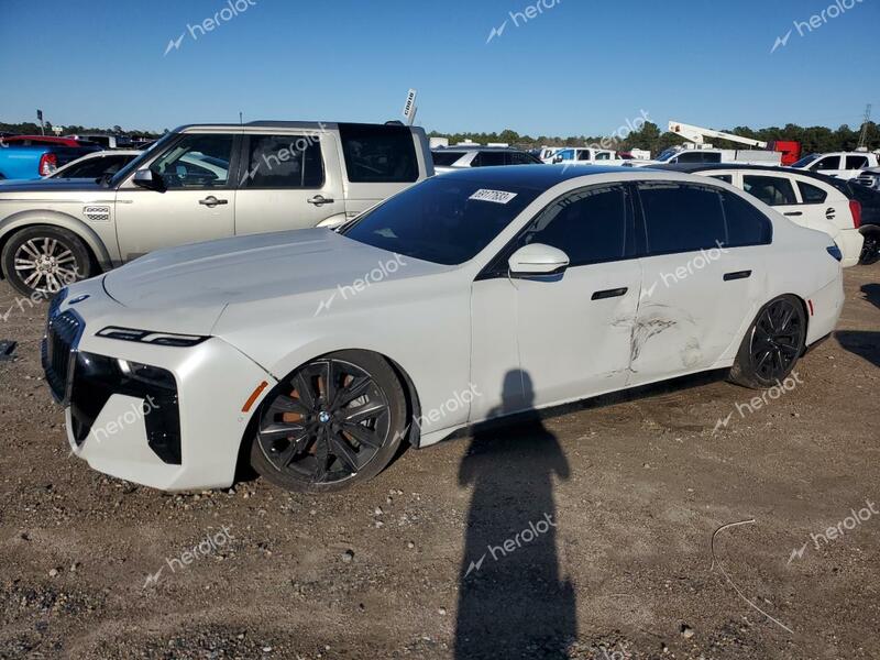 BMW 760 XI 2023 white  gas WBA33EJ09PCM89147 photo #1