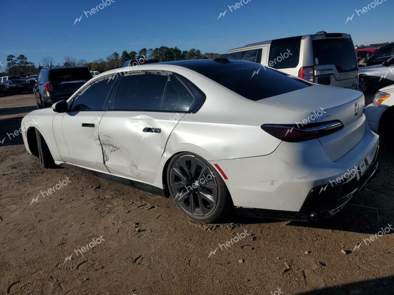 BMW 760 XI 2023 white  gas WBA33EJ09PCM89147 photo #3