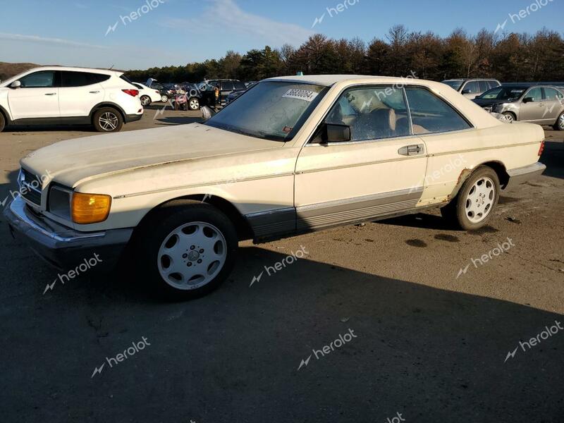 MERCEDES-BENZ 380 SEC 1983 cream coupe gas WDBCA43A6DB004004 photo #1