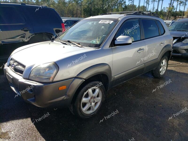 HYUNDAI TUCSON GLS 2005 silver  gas KM8JN72D55U145917 photo #1