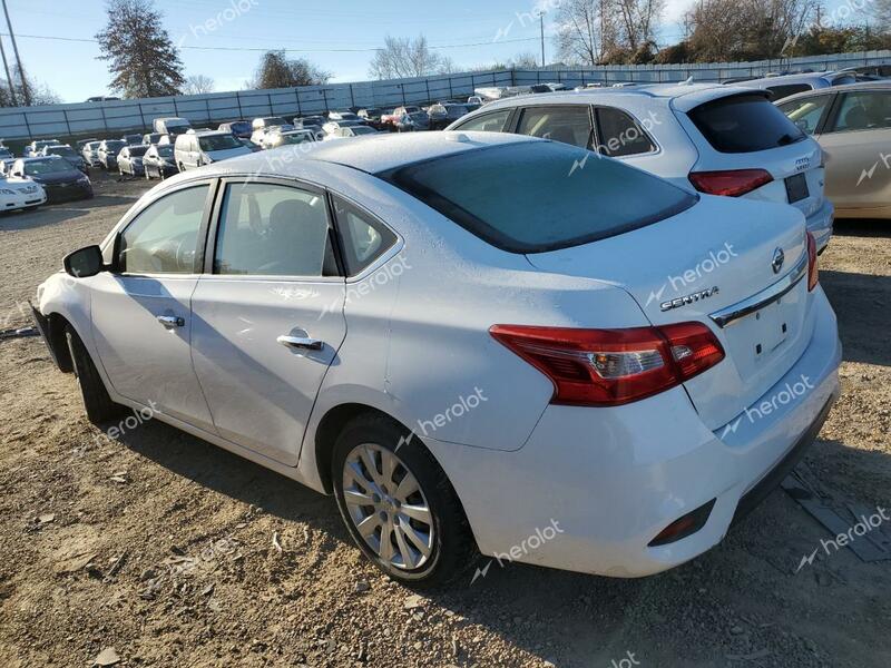 NISSAN SENTRA S 2017 white  gas 3N1AB7AP0HY315467 photo #3