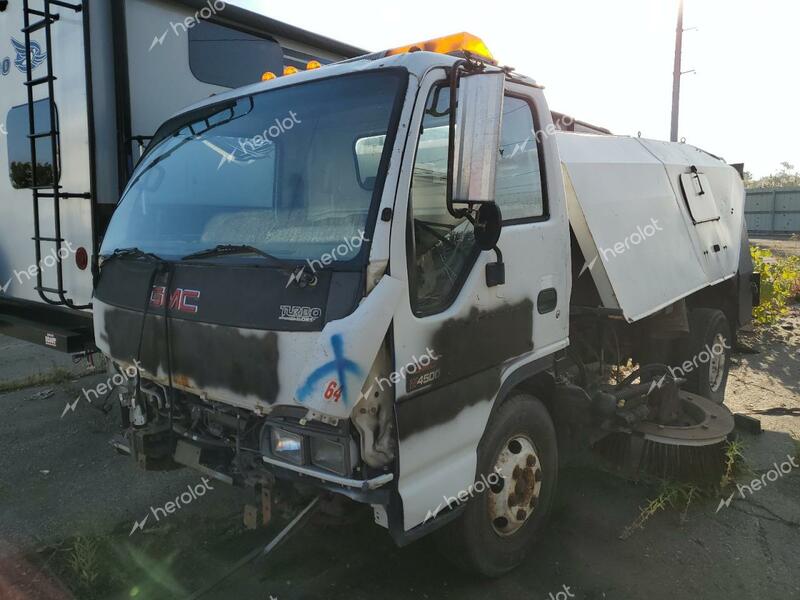 GMC W3500 W350 2004 white tilt cab diesel J8DC4B14247009096 photo #3