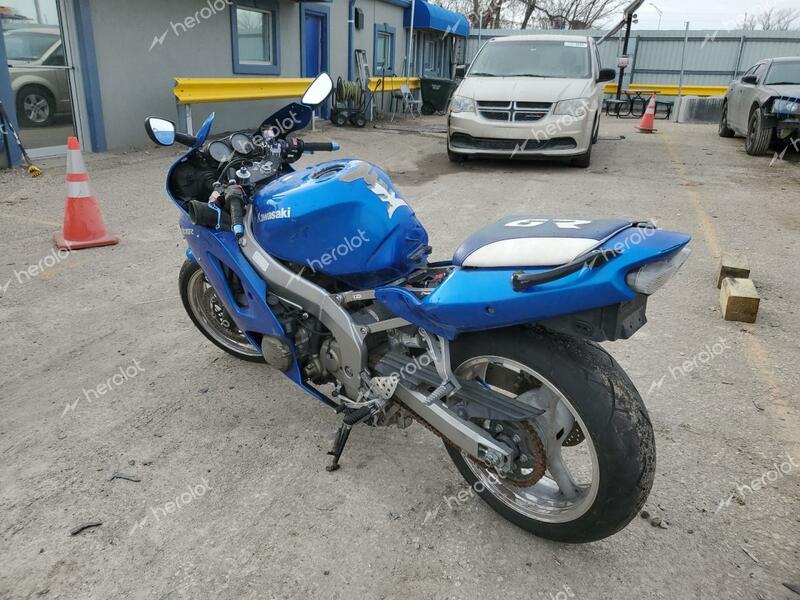 KAWASAKI ZX600 J1 2008 blue racer gas JKAZX4J178A075358 photo #4