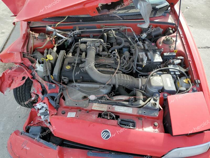 MERCURY CAPRI 1993 red  gas 6MPCT01Z6P8644298 photo #4