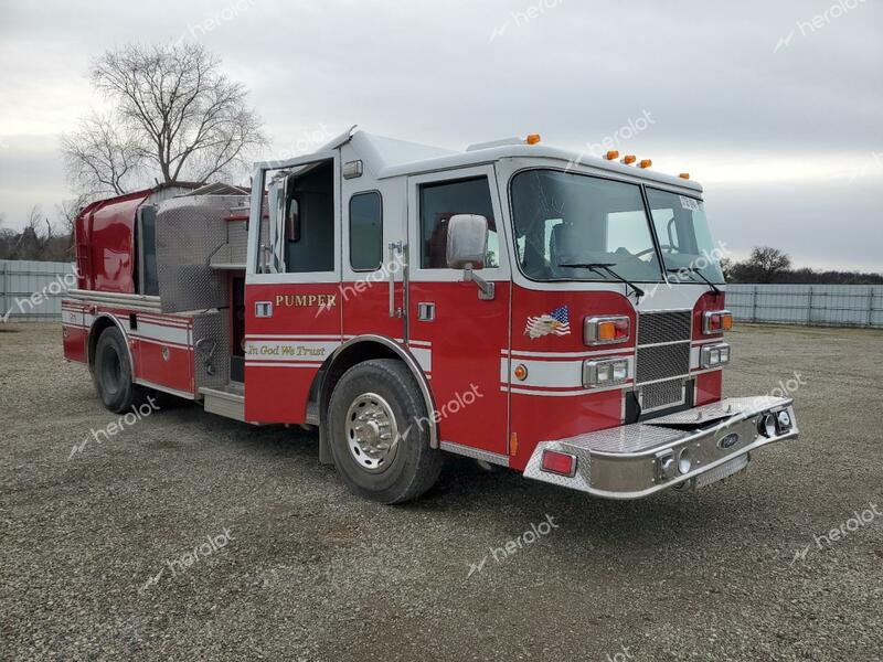 PIERCE MFG. INC. PIERCE 2002 red fire tru diesel 4P1CT02M42A002018 photo #1