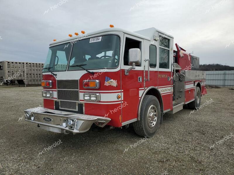 PIERCE MFG. INC. PIERCE 2002 red fire tru diesel 4P1CT02M42A002018 photo #3