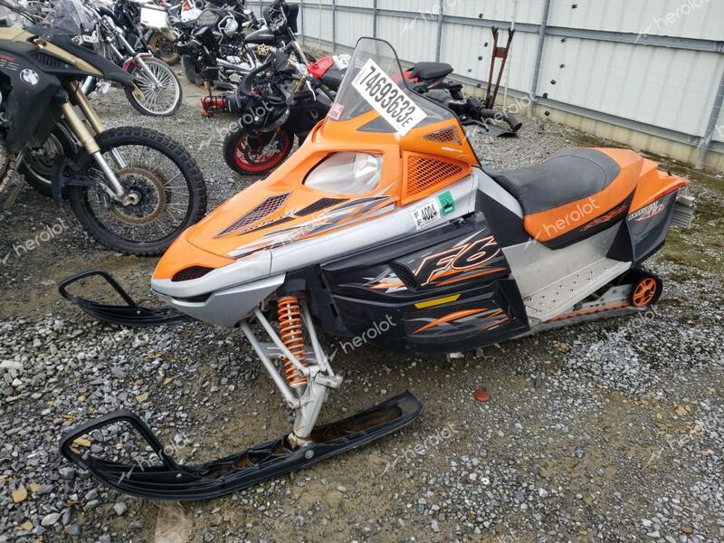 ARTC SNOWMOBILE 2007 orange   4UF07SNW97T108445 photo #1