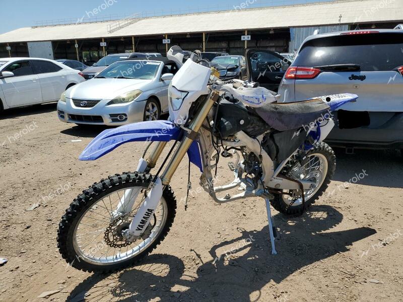 YAMAHA WR450 F 2012 blue dirt gas JYACJ16Y8CA001615 photo #3