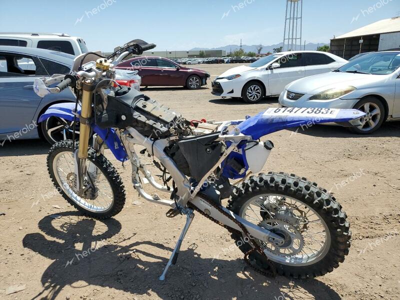 YAMAHA WR450 F 2012 blue dirt gas JYACJ16Y8CA001615 photo #4