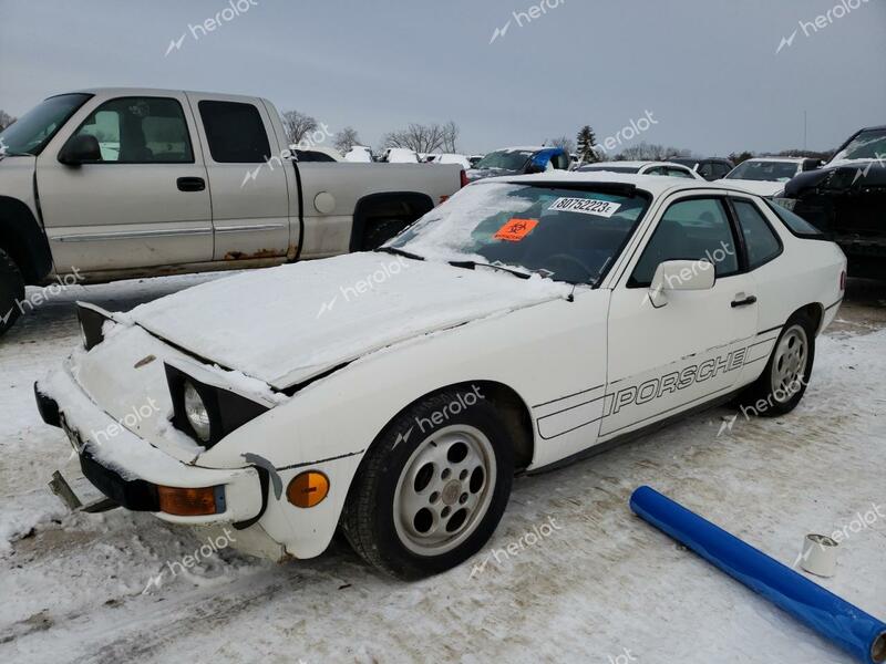 PORSCHE 924 1987 white  gas WP0AA0920HN450283 photo #1