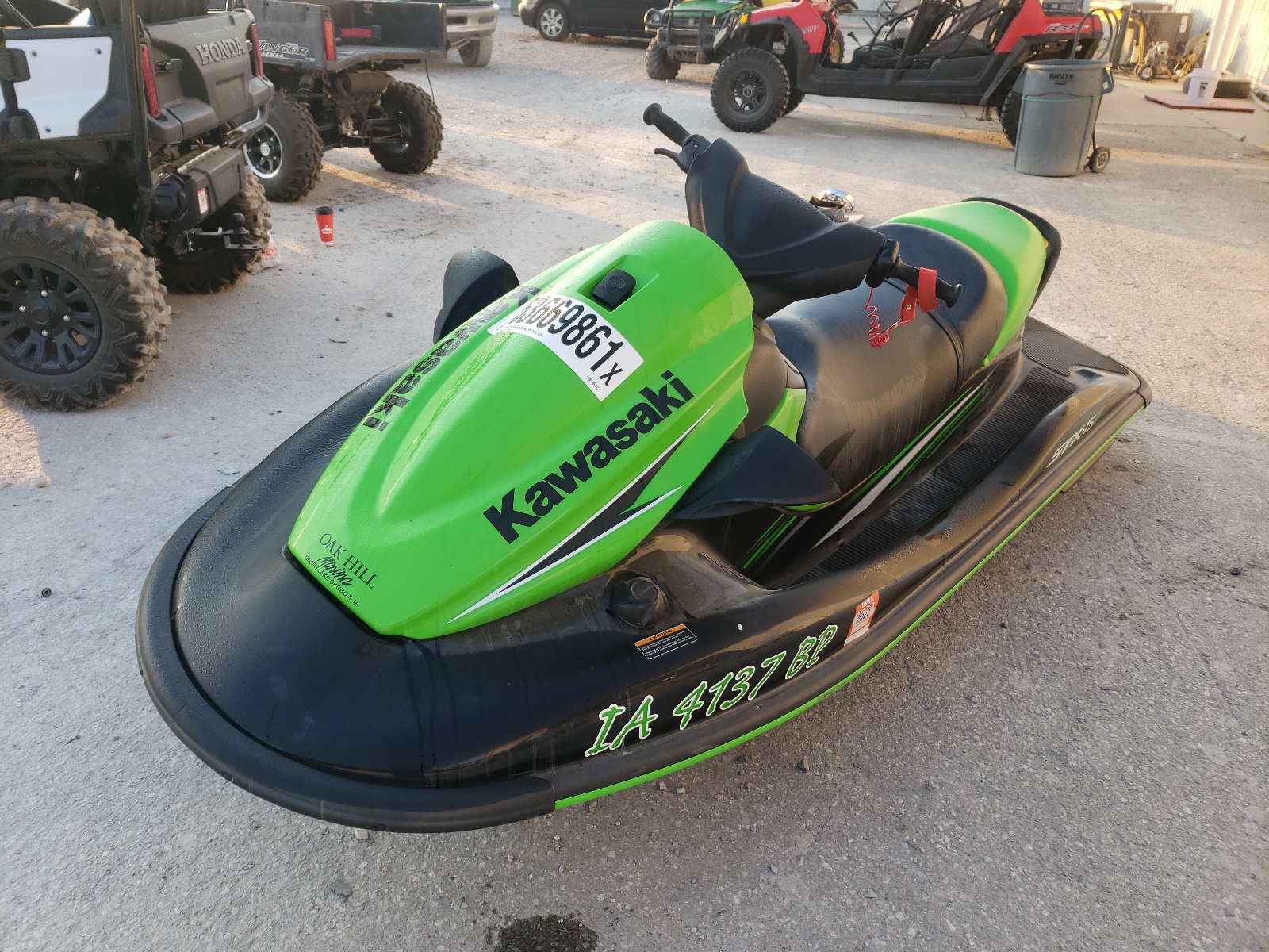 KAWASAKI STX 15F 2016 green    53669861 KAW10983B616 KAW10983B616 photo #3