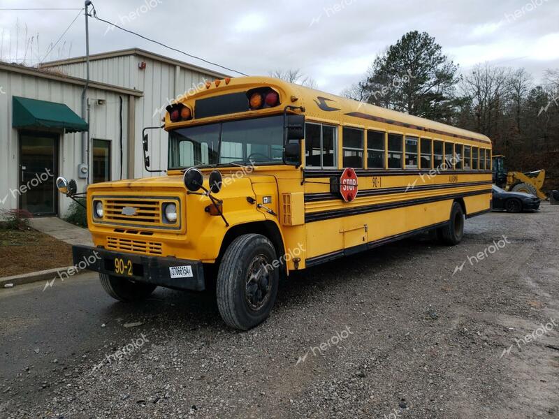 BLUE BIRD SCHOOL BUS 1990 yellow bus gas 1GBM6P1B2LV110729 photo #3