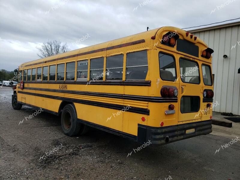 BLUE BIRD SCHOOL BUS 1990 yellow bus gas 1GBM6P1B2LV110729 photo #4