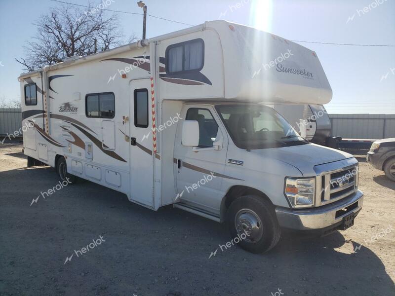 SUNS MOTORHOME 2013 white  gas 1FDXE4FS2CDB18639 photo #1