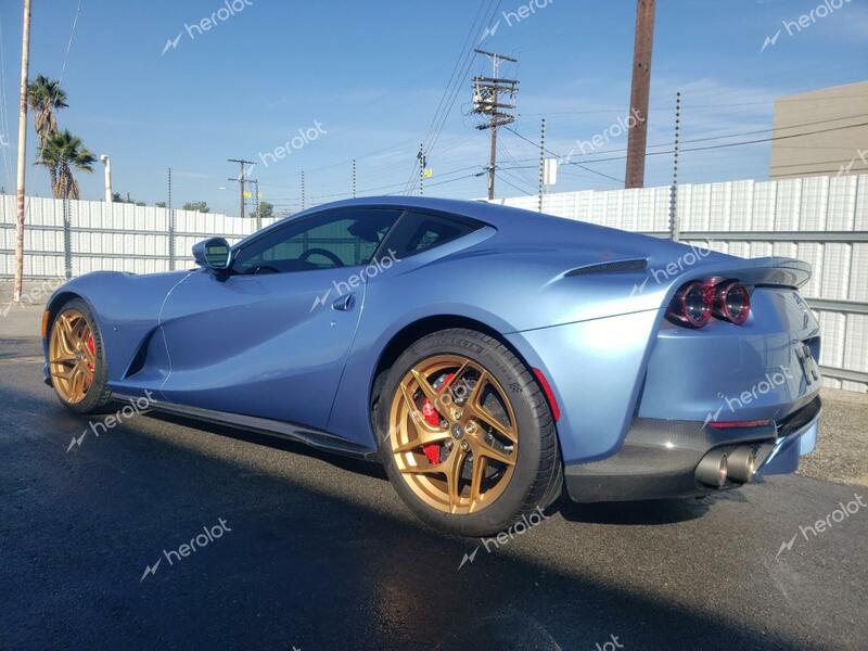 FERRARI 812 SUPERF 2021 blue  gas ZFF83CLA5M0266637 photo #3