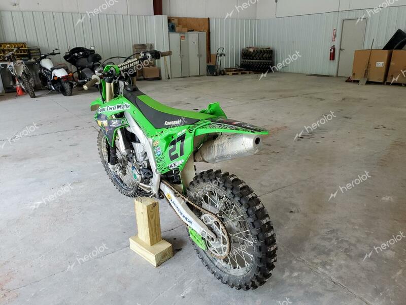 KAWASAKI KX450 F 2020 green  gas JKAKXGJC3LA009287 photo #4