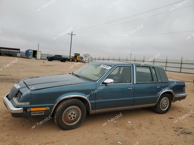 CHRYSLER IMPERIAL 1992 blue  gas 1C3XV56L9ND775237 photo #1