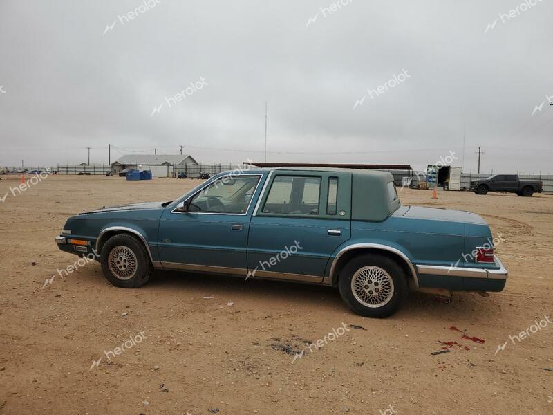 CHRYSLER IMPERIAL 1992 blue  gas 1C3XV56L9ND775237 photo #3