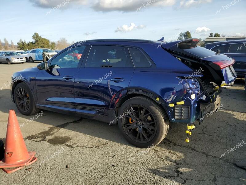 AUDI E-TRON CHR 2022 blue  electric WA1VABGE8NB035861 photo #3