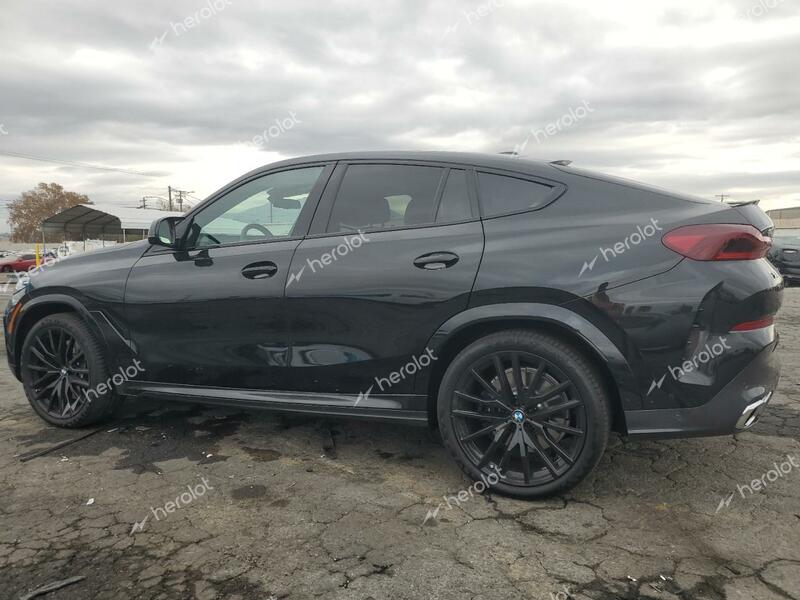 BMW X6 M60I 2024 black  gas 5UX43EX01R9T35979 photo #3