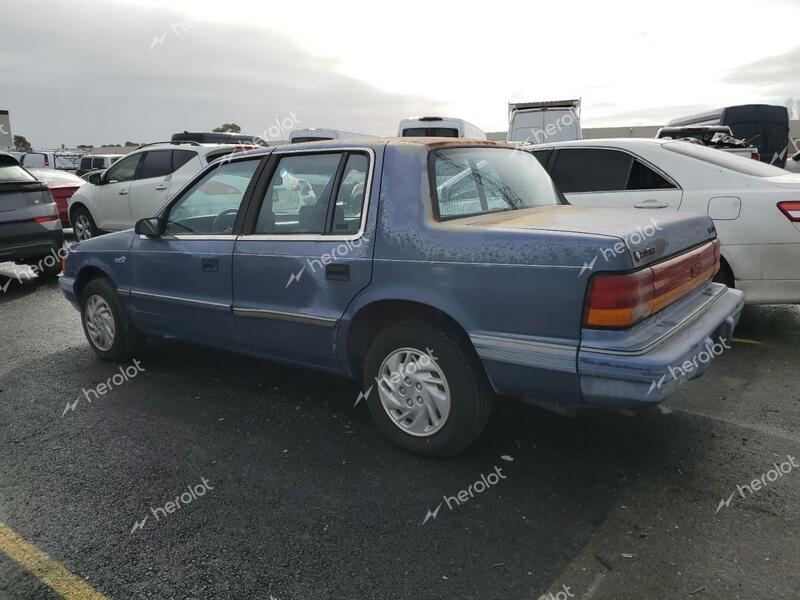 DODGE SPIRIT 1993 blue  flexible fuel 1B3XA46VXPF665728 photo #3