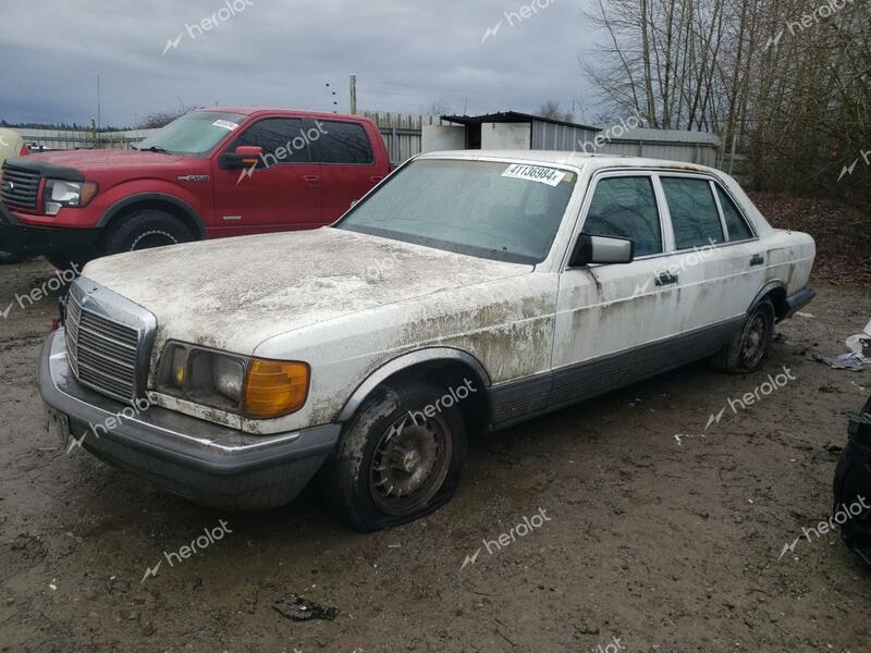 MERCEDES-BENZ 380 SEL 1983 white  gas WDBCA33A8DB037791 photo #1