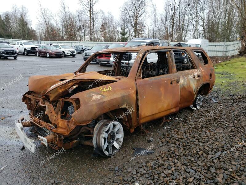 TOYOTA 4RUNNER SR 2021 burn  gas JTERU5JR3M5924846 photo #1