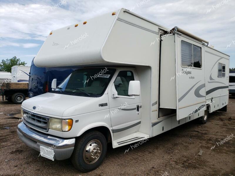 FORD E450 RV 2002 white  gas 1FDXE45S21HB03470 photo #3