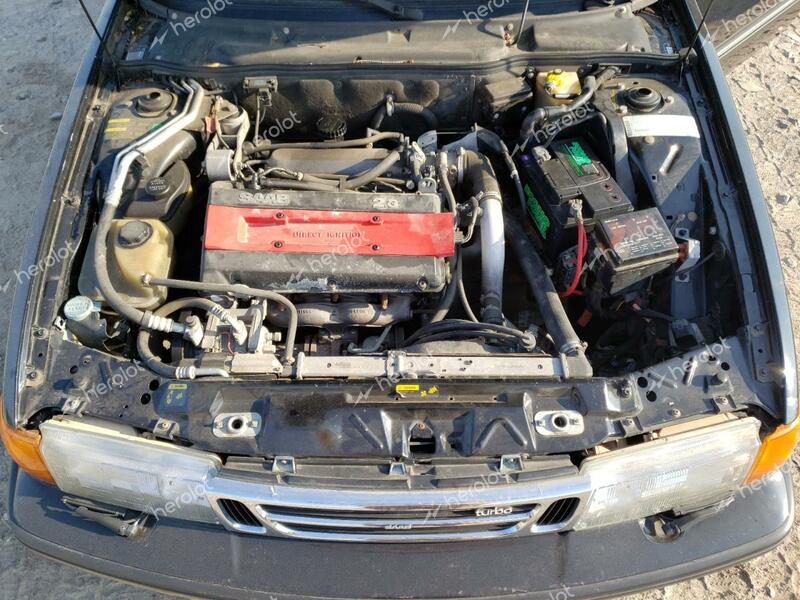 SAAB 9000 AERO 1994 black hatchbac gas YS3CN65R7R1023459 photo #4