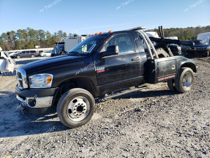 DODGE RAM 4500 S 2008 black chassis diesel 3D6WC66A98G187115 photo #1