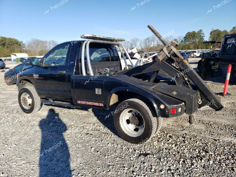 DODGE RAM 4500 S 2008 black chassis diesel 3D6WC66A98G187115 photo #3