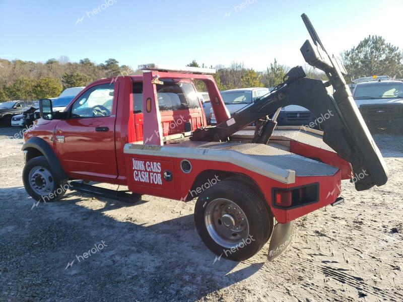 DODGE RAM 4500 S 2011 red chassis diesel 3D6WA6EL5BG506655 photo #3