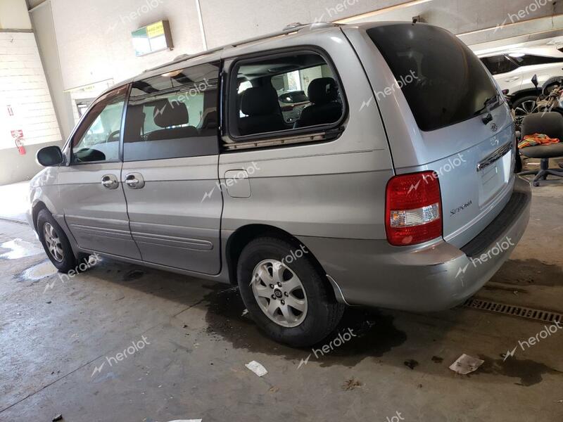 KIA SEDONA 2004 silver  gas KNDUP131946569536 photo #3