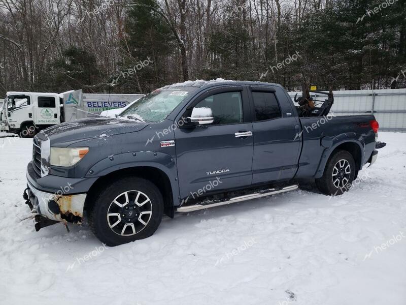 TOYOTA TUNDRA DOU 2008 blue crew pic gas 5TFBV54148X045746 photo #1