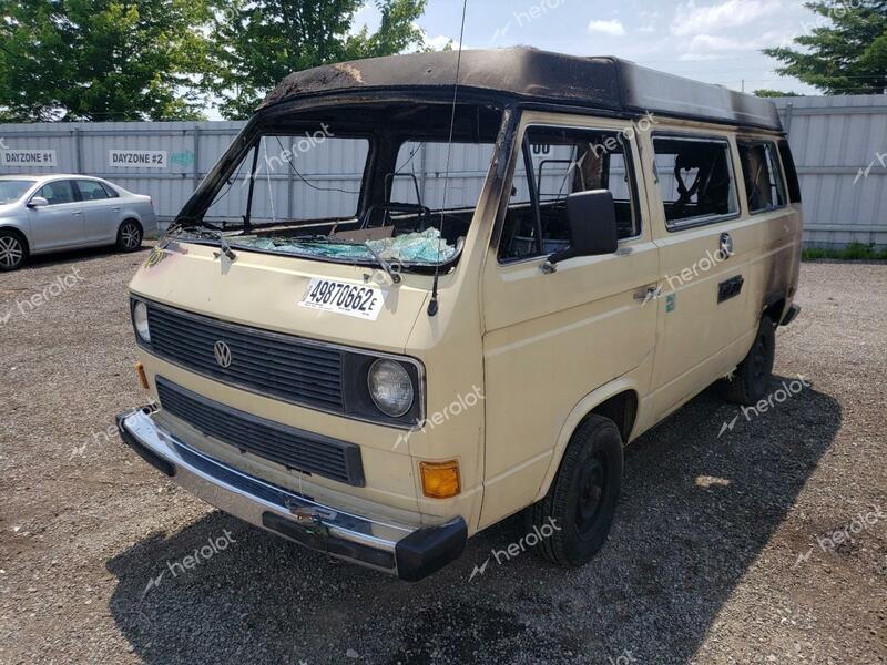 VOLKSWAGEN VANAGON CA 1983 burn  gas WV2ZB0257DH077886 photo #3