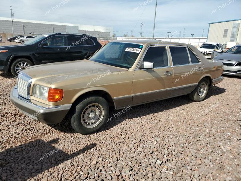 MERCEDES-BENZ 380 SEL 1982 gold sedan 4d gas WDBCA33A0CB023964 photo #1