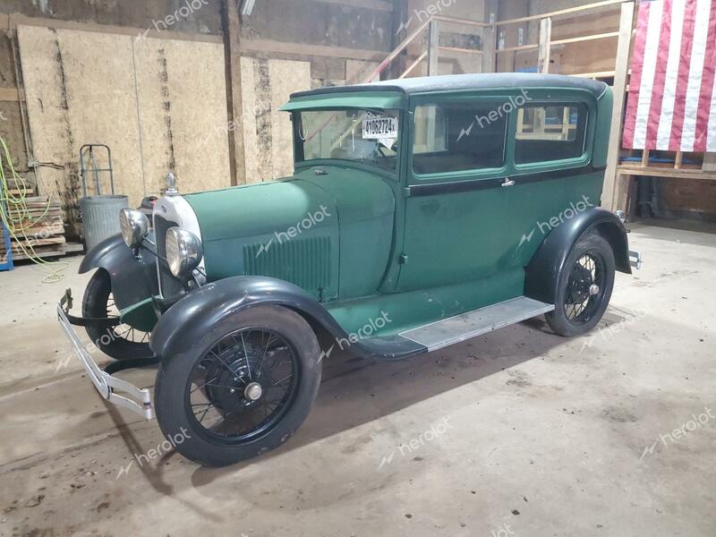 FORD MODEL A 1929 green   A1473531 photo #1