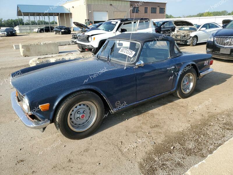 TRIUMPH CAR TR6 1974 blue   CF14025U photo #1